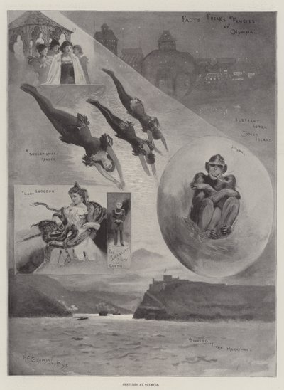 Schetsen bij Olympia door Henry Charles Seppings Wright